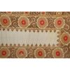 Suzani Tapestry - Tribal Embroidery Wall Decor, Faded Brown | Tablecloth in Linens & Bedding by Vintage Pillows Store
