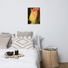 Floral Wall Art: Dew on Yellow Rose Botanical Nature Photo | Photography by PIPA Designs