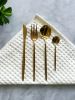 Modern Sleek Gold Flatware | Cutlery in Utensils by Busa Designs