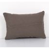Ethnic Goat Hair Lumbar Kilim Pillow Cover from Anatolian, B | Cushion in Pillows by Vintage Pillows Store