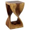 Haussmann® Original Wood Twist Stool 12 X 12 X 20 | Chairs by Haussmann®