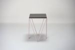Avior - Sahara noir black side table | Tables by DFdesignLab - Nicola Di Froscia. Item composed of steel and marble in minimalism or contemporary style