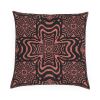 Rooster Feather Red Velvet Cushion | Pillows by Sean Martorana. Item composed of fabric