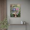 Petunia Vintage | Oil And Acrylic Painting in Paintings by Meredith H. Item made of canvas works with contemporary & country & farmhouse style