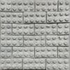 Bricks Large 8"x8" | Mixed Media in Paintings by Emeline Tate. Item composed of canvas and synthetic