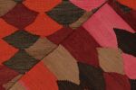 Vintage Kilim Runner Rug in Polychromatic Geometric Pattern by Rug & Kilim | Area Rug in Rugs by Rug and Kilim