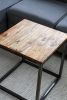 Spalted Maple Cube 18" Coffee Table, Side Table, Solid Wood | Tables by Hazel Oak Farms. Item made of maple wood & steel