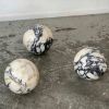 Calacatta viola round marble table | Coffee Table in Tables by AYMARBLEDESIGN LLC
