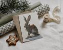 Galloping Hare Watercolour Print, Running Rabbit Wall Art, Equestrian Animal Painting | Prints in Paintings by The Ugly Cat Studio
