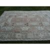 Early 20th Century Vintage Turkish Oushak Hand-Knotted Wool | Area Rug in Rugs by Vintage Pillows Store. Item composed of cotton & fiber