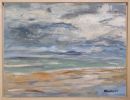 Plage De Saint Aubin / Saint Aubin Beach | Oil And Acrylic Painting in Paintings by Sophie DUMONT.