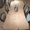 Farmhouse table | Rustic table | Dining Table in Tables by Ironscustomwood. Item composed of walnut & metal