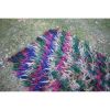 Angora Wool Small Shaggy Rug, Long Pile Filikli Tulu Carpet | Small Rug in Rugs by Vintage Pillows Store. Item composed of cotton and fiber