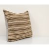 18" x 22" Vintage Oversize Turkish Wool Kilim Pillow | Sham in Linens & Bedding by Vintage Pillows Store. Item made of cotton with fiber