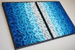 No. 10 Set of 2 Acoustic Diffuser Panel - Gradient Modern Abstract Wall Art | Wall Sculpture in Wall Hangings by Joseph Aurelius
