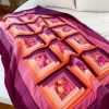 Cabin in the Garden | Quilt in Linens & Bedding by Delightfully Quilted by Maria. Item made of cotton