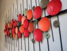 Poppy Field | Wall Sculpture in Wall Hangings by Sarmal Design. Item composed of steel in mid century modern or contemporary style
