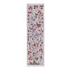 1960s White Silk on Silk Suzani Runner With Animal Motifs, C | Tablecloth in Linens & Bedding by Vintage Pillows Store