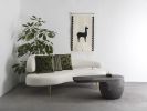 LLAMA Handwoven Tapestry, Ivory | Wall Hangings by ANDEAN. Item composed of wool & bronze compatible with contemporary and traditional style