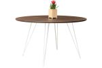 Williams Table / Walnut / Round | Cocktail Table in Tables by Tronk Design. Item made of walnut & metal