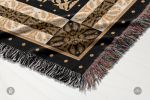 Sargassum Seaweed Blanket | Linens & Bedding by Sean Martorana. Item made of cotton & fiber