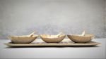 Beige Ceramic Serving Platter with Small Tapas Bowls | Serving Bowl in Serveware by YomYomceramic