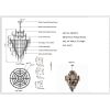 Alan Mizrahi AM43873 Cocolina Chandelier | Chandeliers by Alan Mizrahi Lighting Design