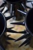 Spikes Black Decorative Vase V | Vases & Vessels by OWO Ceramics
