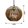 Tena Round Quilled Hanging Lamp | Pendants by Home Blitz. Item composed of metal