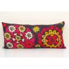 14" x 34" Suzani Bedding Cushion Cover, Tribal House Decor | Pillows by Vintage Pillows Store. Item made of cotton