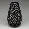 Elongated Teardrop Lace Vessel | Ornament in Decorative Objects by Lynne Meade. Item made of stoneware