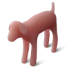 4Legged Friend Le Chien Sculpture | Ornament in Decorative Objects by Tina Frey. Item made of synthetic