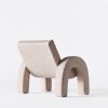 Arco Lounge Chair Boucle Natural | Work by District Loom
