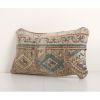 Turkish Oushak Rug Pillow Cover, Wool Boho Woven Carpet Pill | Pillows by Vintage Pillows Store