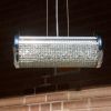 Crystal Cage LED Pendant | Pendants by Michael McHale Designs. Item composed of steel & glass