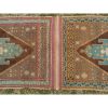 Vintage Short Narrow Oushak Rug Runner, Kitchen Bedside | Area Rug in Rugs by Vintage Pillows Store. Item made of wool & fiber