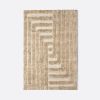 Shaggy Labyrinth Beige Rug | Work by District Loom