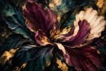 Velvet Bloom | Oil And Acrylic Painting in Paintings by Madame A. K. Selestan