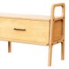 Scandinavian tv stand, Minimalist sideboard | Storage by Plywood Project. Item composed of oak wood in minimalism or mid century modern style