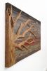 Autumn Bliss Geometric wood tree wall art | Wall Sculpture in Wall Hangings by Craig Forget. Item composed of wood in mid century modern or contemporary style