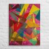 Canvas Print - In The Wine Glass - Geometric Abstract | Work by Eman's Gallery