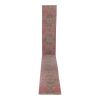 Hand-Knotted Vintage Turkish Oushak Long Stair Runner Rug | Rugs by Vintage Pillows Store. Item made of cotton with fiber