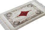 Rug & Kilim’s Modern Classics Rug with Red Medallion | Area Rug in Rugs by Rug and Kilim