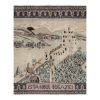 Handknotted Istanbul Bogazici Bridge Pictorial Rug | Area Rug in Rugs by Vintage Pillows Store. Item made of cotton with fiber