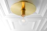 Brass Ceiling Light - Model No. 7746 | Flush Mounts by Peared Creation. Item composed of brass