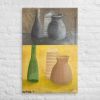 Canvas Print - Skins - Split Tonal Still Life Vessels | Work by Eman's Gallery