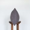 Dusty Purple Curly Alpaca Lumbar Pillow 14x22 | Pillows by Vantage Design