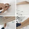 Natural Wood Floating Shelf, Long Floating Kitchen Shelf | Ledge in Storage by Picwoodwork. Item composed of wood