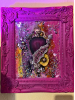 Cosmic Cat On Candy Rock | Mixed Media by Heirloom Wild by Candace Marquette