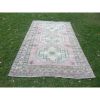Soft Colors Large Livingroom Rug, Turkey Wool Oushak Carpet | Area Rug in Rugs by Vintage Pillows Store. Item composed of cotton and fiber
